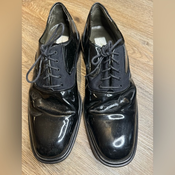 Mezlan Opera Formal Patent Leather Black Wedding Shoes Men’s Made Spain US 10 - Picture 2 of 12